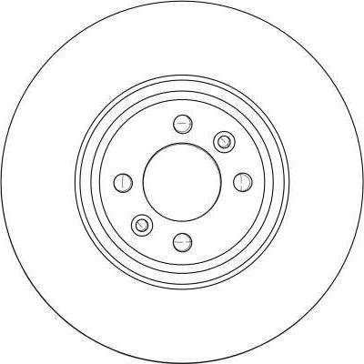 TRW DF4371 - Brake Disc autospares.lv