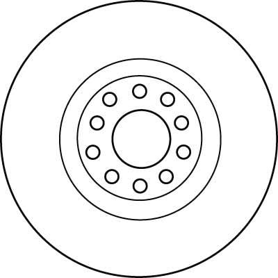 TRW DF4209S - Brake Disc autospares.lv