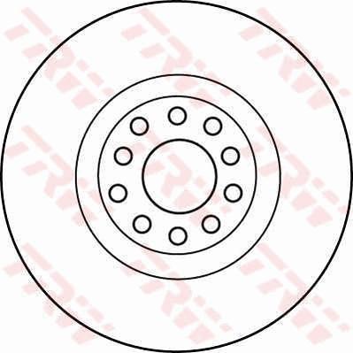 TRW DF4209 - Brake Disc autospares.lv