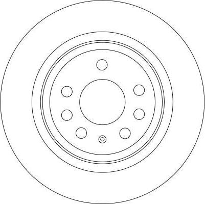 TRW DF4284 - Brake Disc autospares.lv