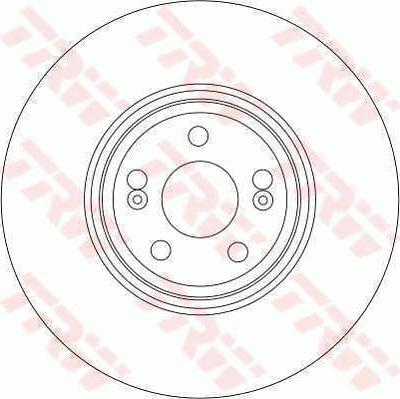 TRW DF4280S - Brake Disc autospares.lv