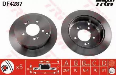 Mobis 584113A300 - Brake Disc autospares.lv