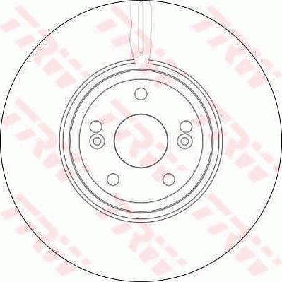 TRW DF4231 - Brake Disc autospares.lv