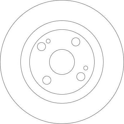 TRW DF4278 - Brake Disc autospares.lv