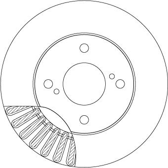 TRW DF6990 - Brake Disc autospares.lv