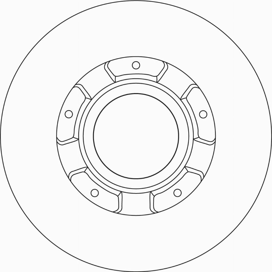 TRW DF6963S - Brake Disc autospares.lv