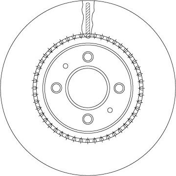 TRW DF6904 - Brake Disc autospares.lv