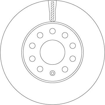 TRW DF6903S - Brake Disc autospares.lv