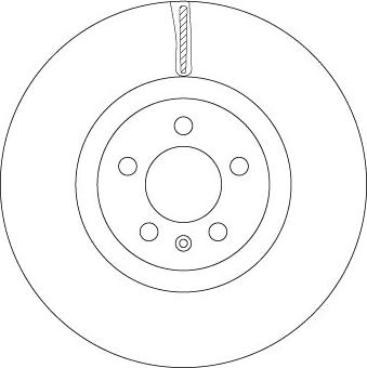 TRW DF6983S - Brake Disc autospares.lv