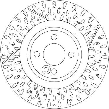 TRW DF6930S - Brake Disc autospares.lv