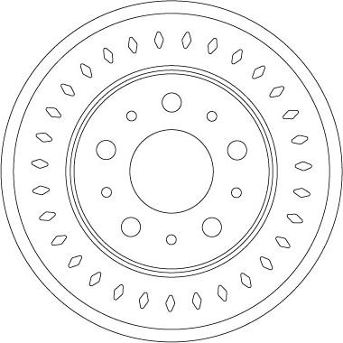 TRW DF6925S - Brake Disc autospares.lv