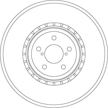 TRW DF6923S - Brake Disc autospares.lv