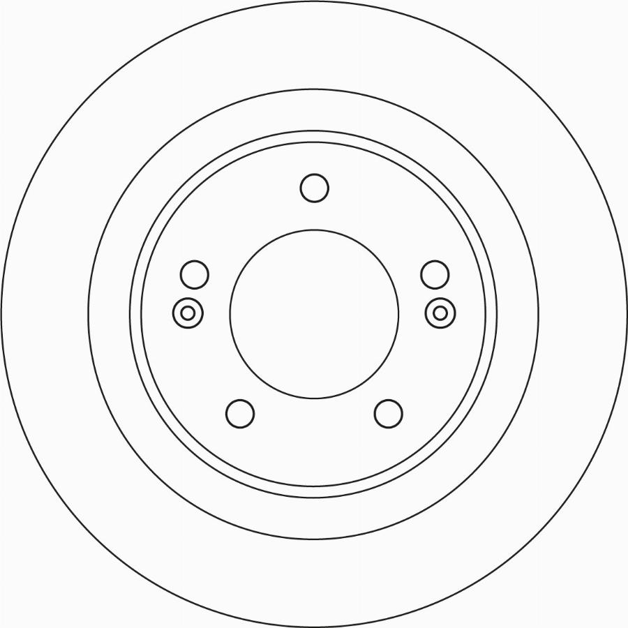 TRW DF6599 - Brake Disc autospares.lv