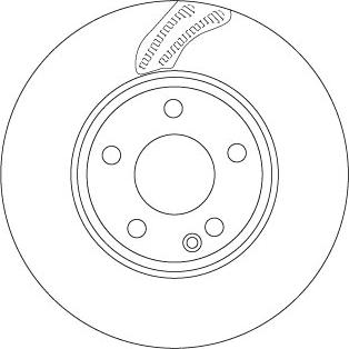 TRW DF6591 - Brake Disc autospares.lv