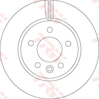 TRW DF6589S - Brake Disc autospares.lv