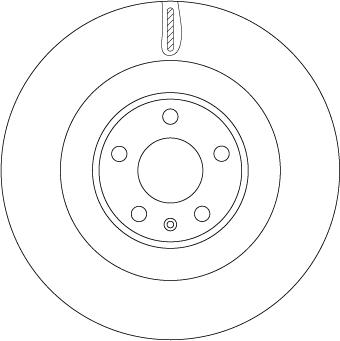 TRW DF6570 - Brake Disc autospares.lv