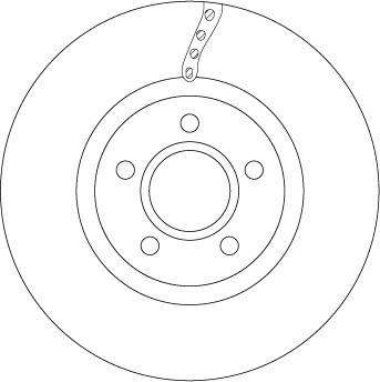 TRW DF6653 - Brake Disc autospares.lv