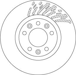 TRW DF6657 - Brake Disc autospares.lv