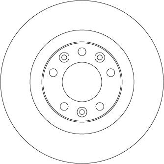 TRW DF6667 - Brake Disc autospares.lv