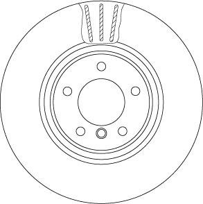 TRW DF6609S - Brake Disc autospares.lv