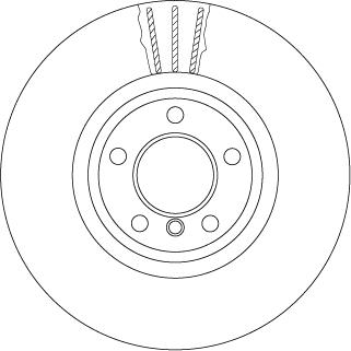 TRW DF6615S - Brake Disc autospares.lv