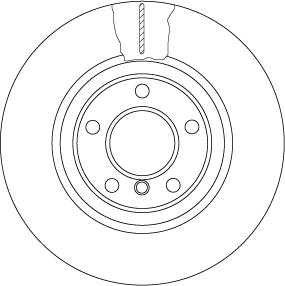 TRW DF6616S - Brake Disc autospares.lv