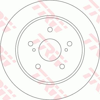 TRW DF6685 - Brake Disc autospares.lv