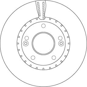 TRW DF6628 - Brake Disc autospares.lv