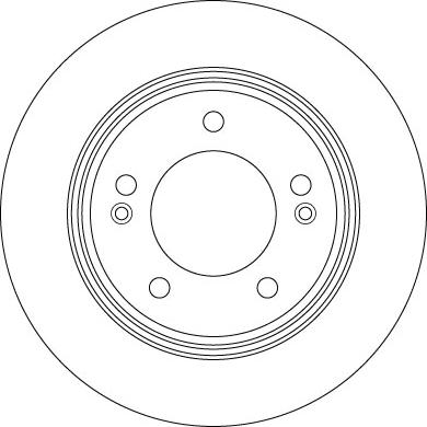 TRW DF6627 - Brake Disc autospares.lv