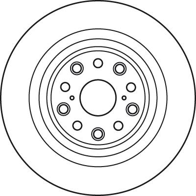 TRW DF6038S - Brake Disc autospares.lv