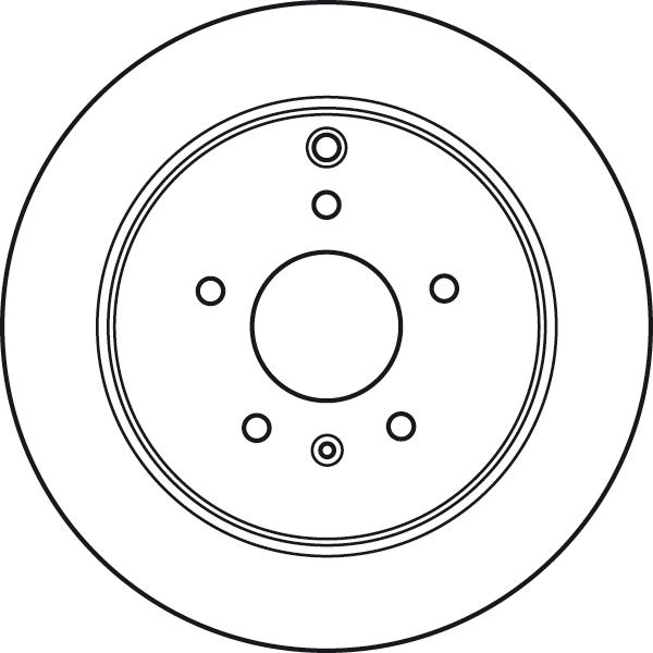 TRW DF6024 - Brake Disc autospares.lv