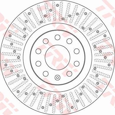 TRW DF6189S - Brake Disc autospares.lv