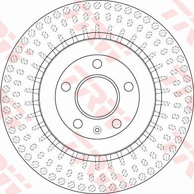 TRW DF6175S - Brake Disc autospares.lv