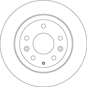 TRW DF6807 - Brake Disc autospares.lv