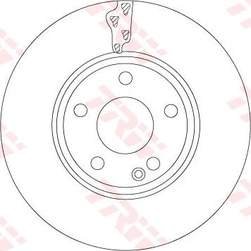 TRW DF6885 - Brake Disc autospares.lv