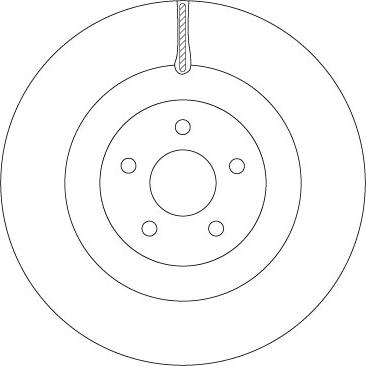 TRW DF6871 - Brake Disc autospares.lv