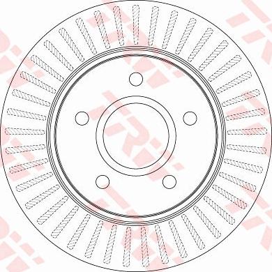 TRW DF6253S - Brake Disc autospares.lv