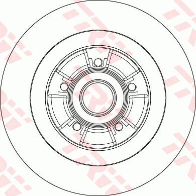 TRW DF6202BS - Brake Disc autospares.lv