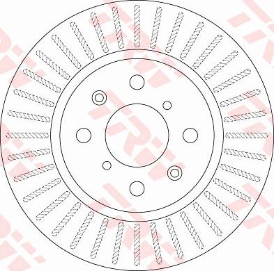 TRW DF6232 - Brake Disc autospares.lv