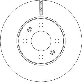 TRW DF6794 - Brake Disc autospares.lv