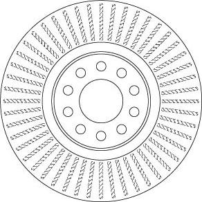 TRW DF6742S - Brake Disc autospares.lv