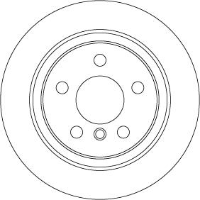 TRW DF6756 - Brake Disc autospares.lv