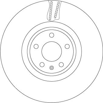 TRW DF6729 - Brake Disc autospares.lv