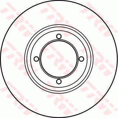 TRW DF1992 - Brake Disc autospares.lv