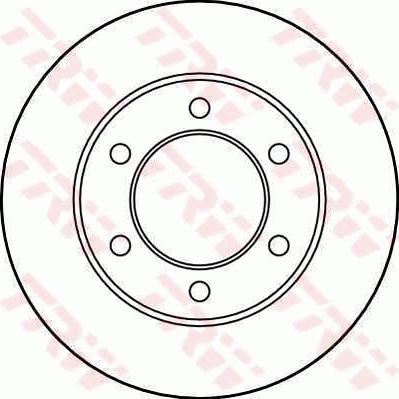 TRW DF1912 - Brake Disc autospares.lv