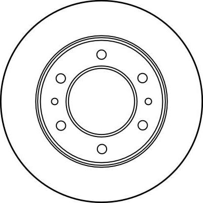 TRW DF1920 - Brake Disc autospares.lv