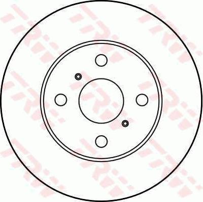 TRW DF1921 - Brake Disc autospares.lv