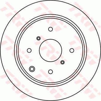 TRW DF1442 - Brake Disc autospares.lv