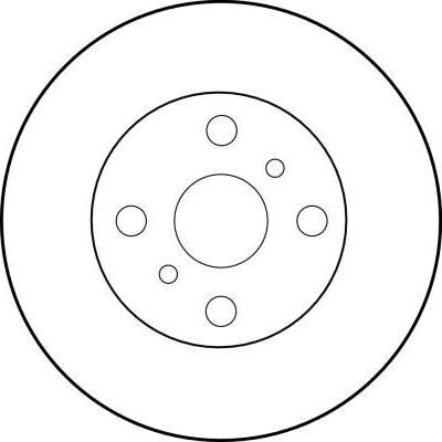 TRW DF1409 - Brake Disc autospares.lv