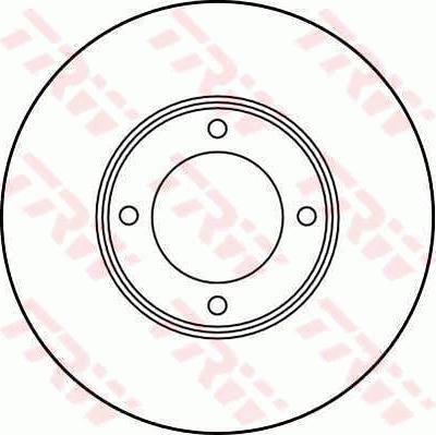 TRW DF1438 - Brake Disc autospares.lv